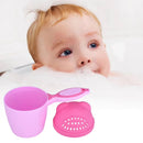 Copo Concha Ursinho para Banho do Bebê