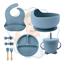 Kit Alimentação Bebê Infantil Refeição Silicone