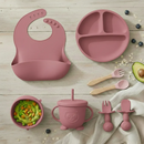 Kit Alimentação Bebê Infantil Refeição Silicone