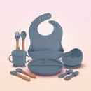 Kit Alimentação Bebê Infantil Refeição Silicone